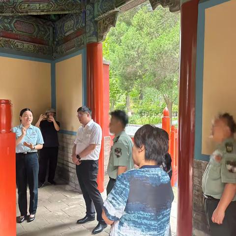 四季焕新，扮靓家园｜守护历史根脉 激活文化价值——青龙桥街道郑洋主任调研遗光寺社区景泰陵文物保护工作