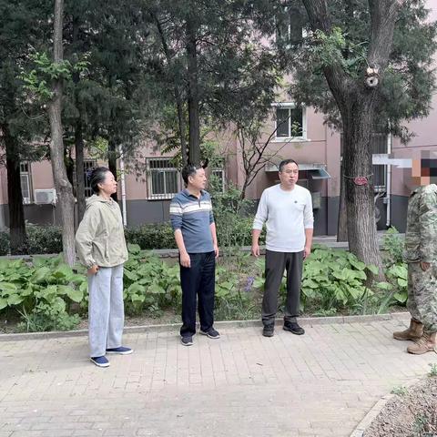 凝心聚力共建美好家园 实地调研赋能社区提质——街道领导莅临遗光寺社区娘娘府二号院调研健身设施规划工作