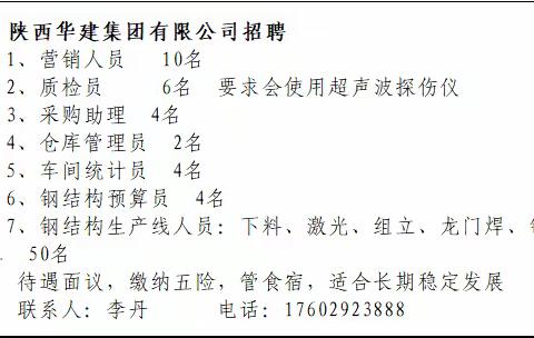 淳化县工业园区企业人才招聘