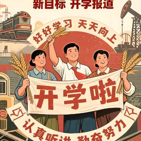策马扬鞭，奔向新校园！ 春风有信，花开有期。