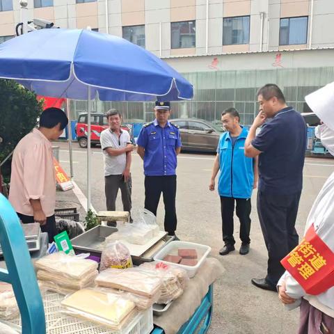 榆山街道环秀社区：严抓食品安全，引领文明消费新风尚