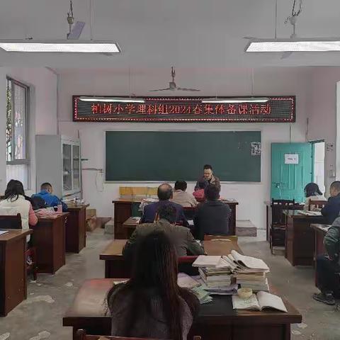 积水成渊，聚沙成塔 ——柏树小学理科组2024春集体备课活动纪实