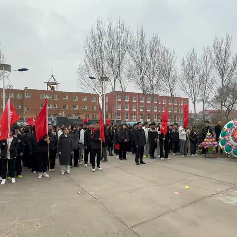 沈洋镇中学 ‍清明祭奠革命英烈活动