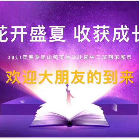 赤山镇实验幼儿园“花开盛夏 收获成长 ”中二班学期汇报