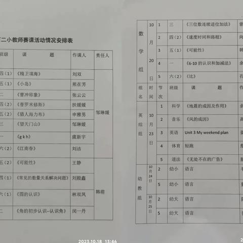 优质课堂展风采 以赛促研共成长——优质课堂英语、科学、体育组校级课赛