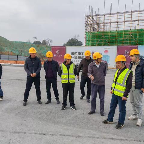 公司检查组莅临万载县南部新城路网项目开展2024年年终项目全过程管理督查