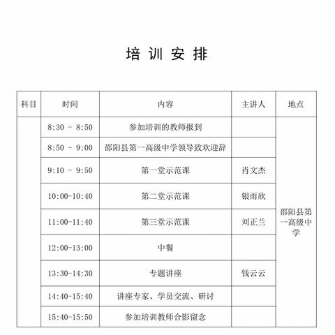 教学指导明方向，精准把脉促提升——邵阳县英语学科示范教学暨教师培训