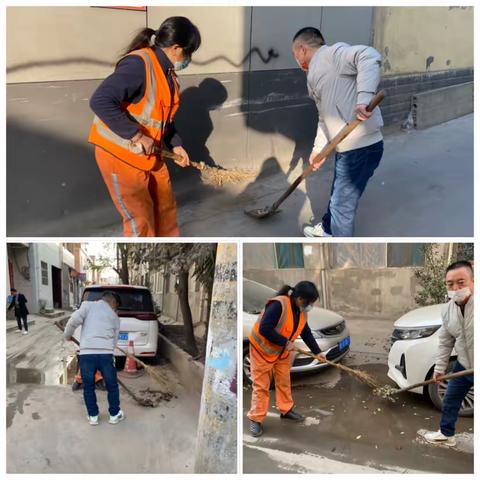 杨何村开展村内人居环境整治工作