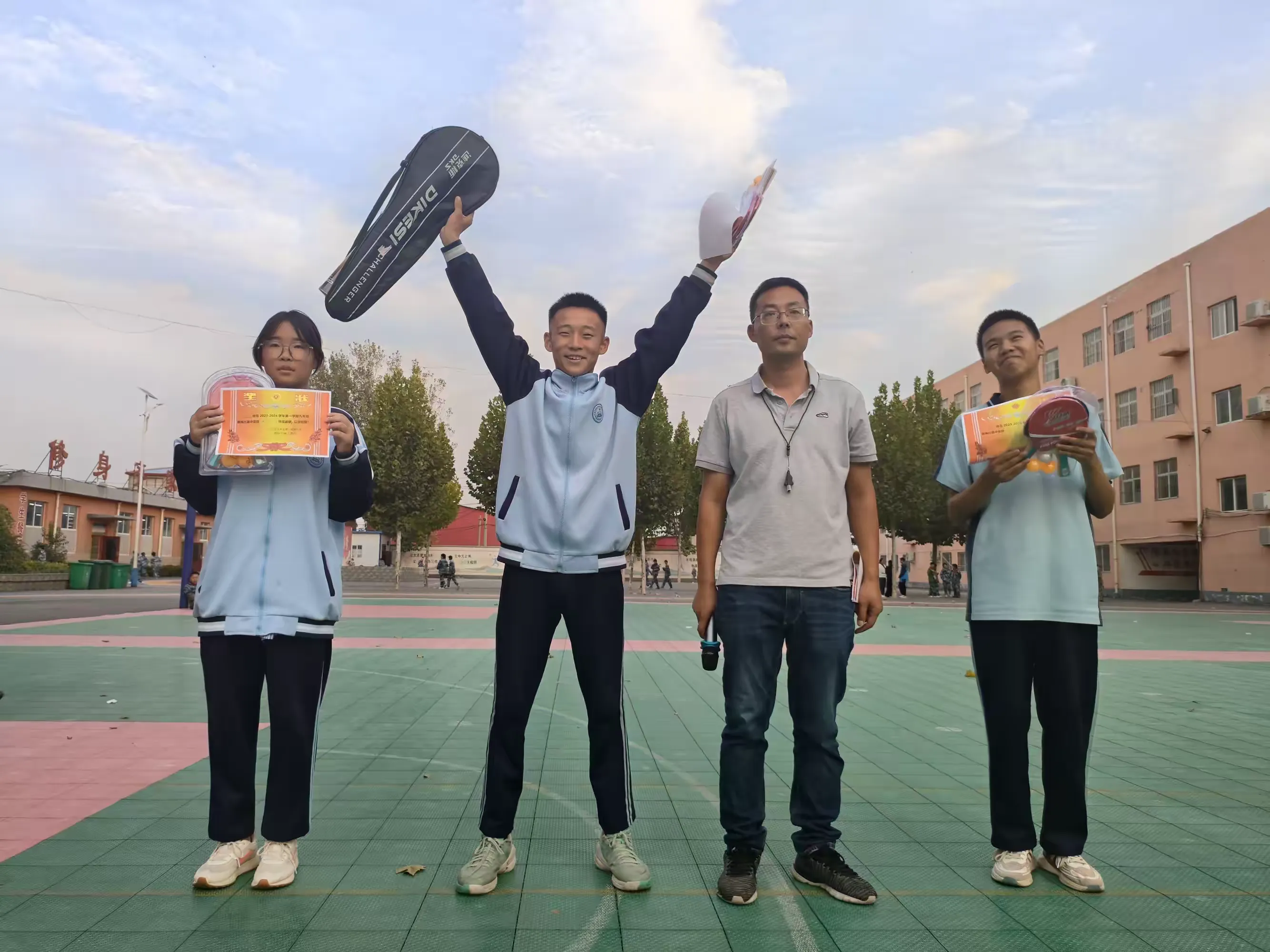 简篇-永和一中九年级学生——团体跳绳比赛