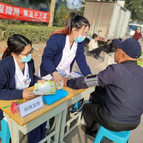 越河镇志愿者走村入户 积极宣传结核防治知识（副本）