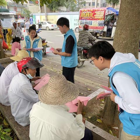 黄岭镇大村社工点开展“民生政策知多少”政策宣传活动