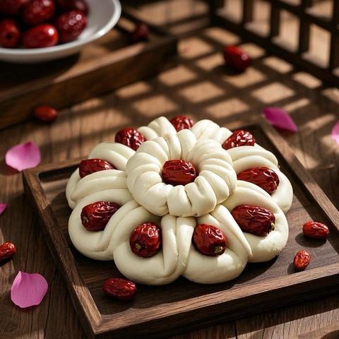 “巧手蒸花馍，非遗润童心”——会盟幼儿园大四班家长助教活动