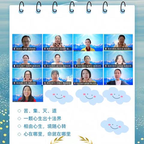 民主班①组﻿第五周小组打磨会