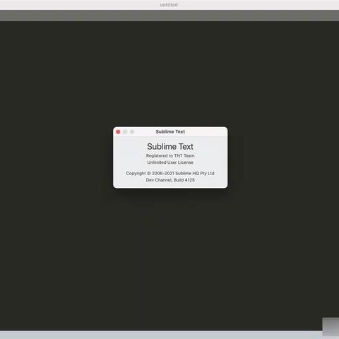 前端代码编辑软件 sublime text 4 mac激活版v4.0(4125) 中文注册版