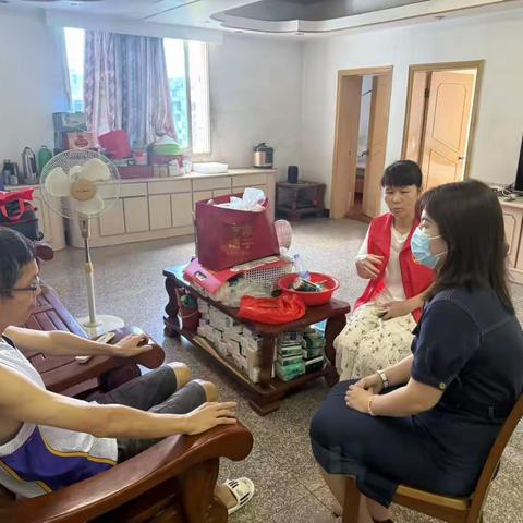 建新镇民政办入户走访淮安社区低保户