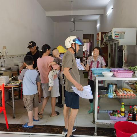 排浦镇排浦社区入户宣传基孔肯雅热、登革热预防知识宣传活动