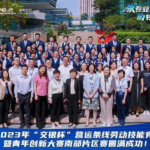2023年“交银杯”营运条线劳动技能竞赛暨青年创新大赛南部片区赛圆满成功！