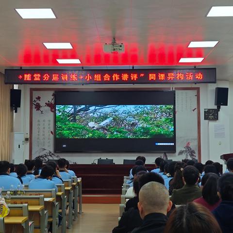 2025年定安县初中生物教学培训纪实：“单元教学设计+随堂分层训练+小组合作讲评”同课异构活动