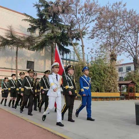 国旗飘扬｜清明追思怀远  厚植家国情怀 ——石家庄市第二十八中学主题升旗仪式