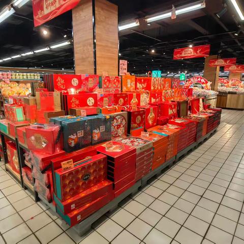 潜江店中秋陈列图片