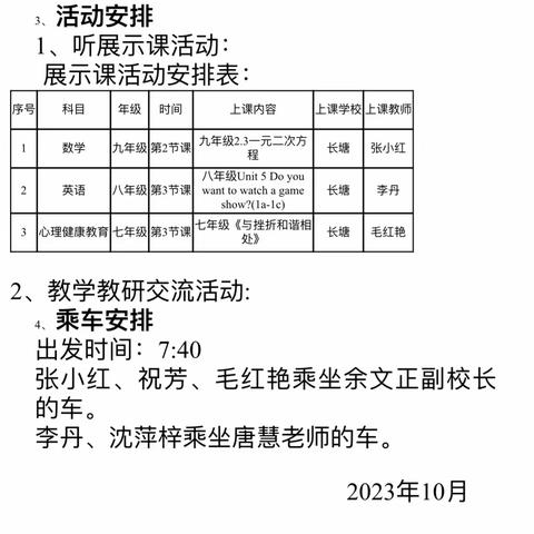 共聚智慧教研，潜心聚力前行——记临湘九中，长塘中学，白羊田中学“校联体”活动