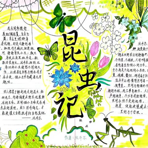 微观藏天地，虫语悟人生--文罗初级中学八年级《昆虫记》阅读分享
