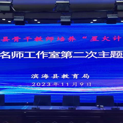 初中物理大概念大主题设计教学的策略与思考 ——记滨海县初中物理名师工作室2023-2024学年度第二次集中研讨活动