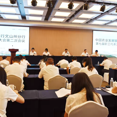 农发行文山州分行成功召开第七届职工代表大会暨工会会员代表大会第二次会议