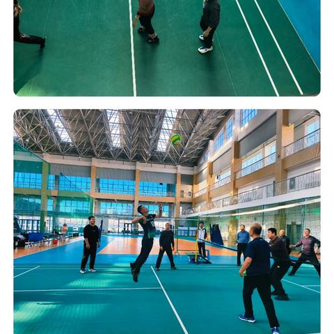 临河三中教职工气排球比赛圆满落幕：活力竞技展风采，体育精神育新风