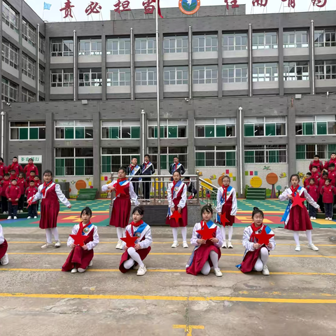 在平凡中发现伟大 ﻿——一九073中队升旗仪式