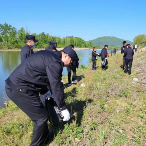 【‘河’交通一起 共护生态环境】南岔县交通运输局开展“呵护森林里的家”志愿服务活动