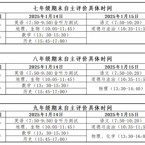 凛冬藏学志 暖日待春归 | 广信区第七中学期末质量自主评价致家长一封信