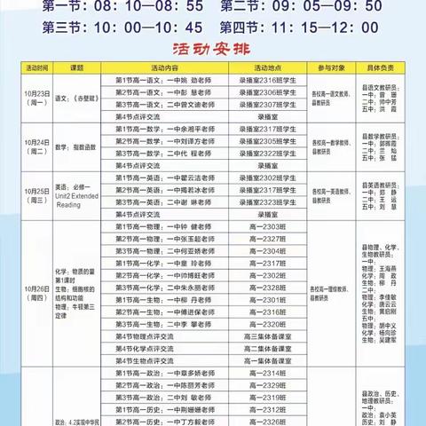 以学促研，以研促教——汉寿一中教学开放月 高一地理同课异构教研活动