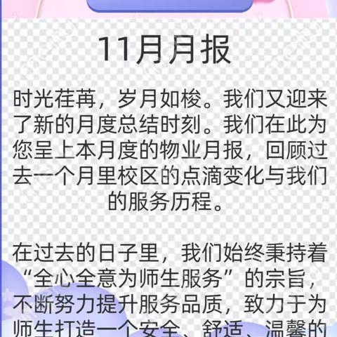 华信集团11月月报