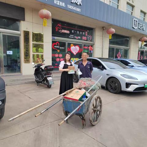 寿阳县强盛汽贸户外劳动者爱心驿站 炎炎夏日送清凉 丝丝关怀沁人心