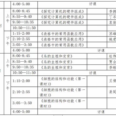 “同课异构展风采 联片教研促提升”--何楼一中举办王浩屯片区学校发展共同体教研活动