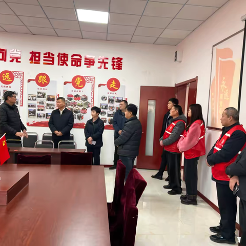市社工部领导莅临沂源县个私党委第二党总支走访调研并送上新春祝福 ‍ ‍