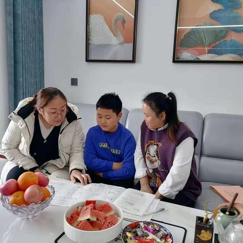 家访进行时  家校更贴心                       ——四3班家访记实