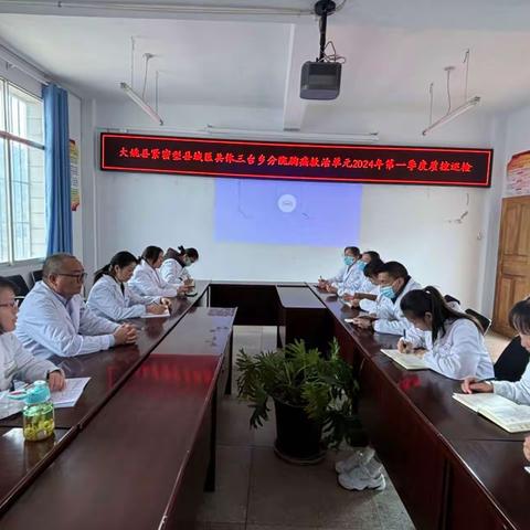 “督导赋能，提质增效”大姚县紧密型县域医共体总医院赴三台乡分院开展2024年第一季度医疗质量督导工作