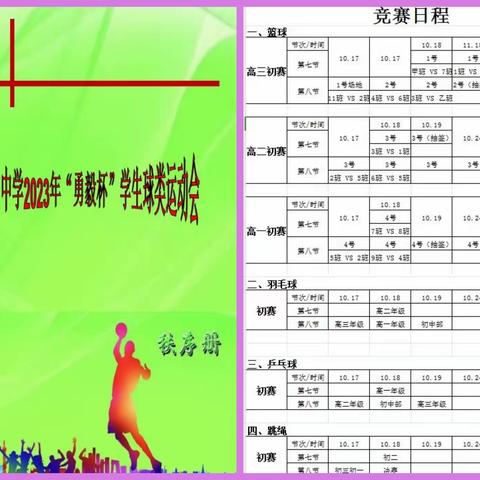 激扬青春风采  塑造美好未来 ---武功县长宁中学成功举办2023年秋季“勇毅杯”球类运动会