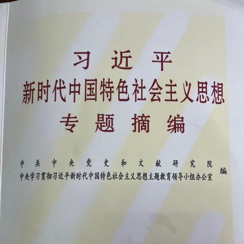 《习近平新时代中国特色社会主义思想专题摘篇》（十）