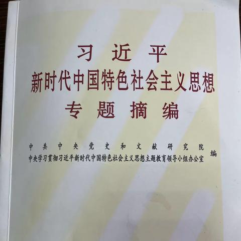 《习近平新时代中国特色社会主义思想专题摘篇》（十七）