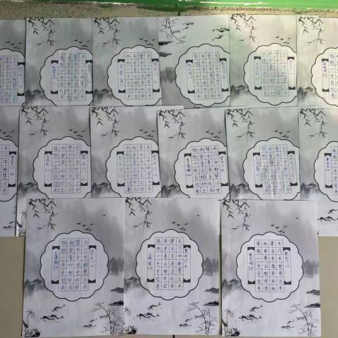 泗水县卞桥小学庆元旦 之“向未来·共成长”书画比赛