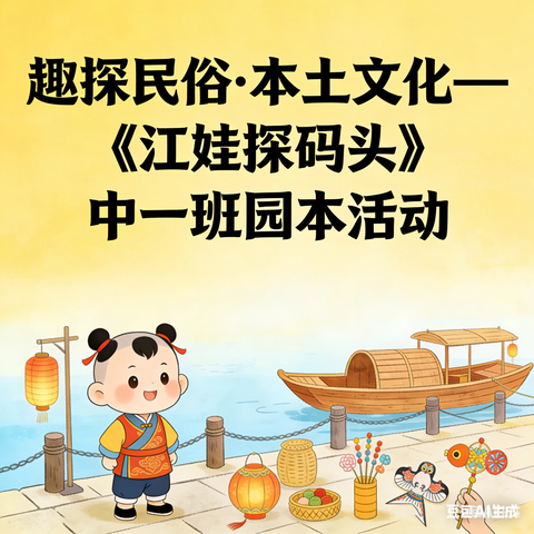 趣探民俗·本土文化——《江娃探码头》中一班园本活动