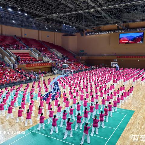 人皆苦炎热  我爱夏日长 ——记太极泉林运动会的我们