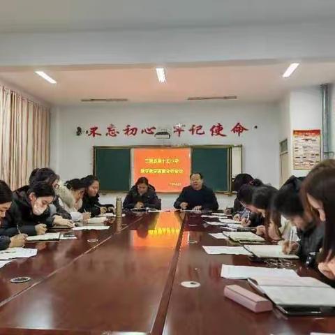 【兰陵县第十五小学】    质量分析思得失  总结反思谋提升        ——兰陵县第十五小学数学教学质量分析会