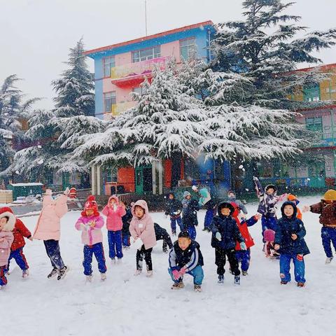 北城幼儿园中五班生成课程——《雪》