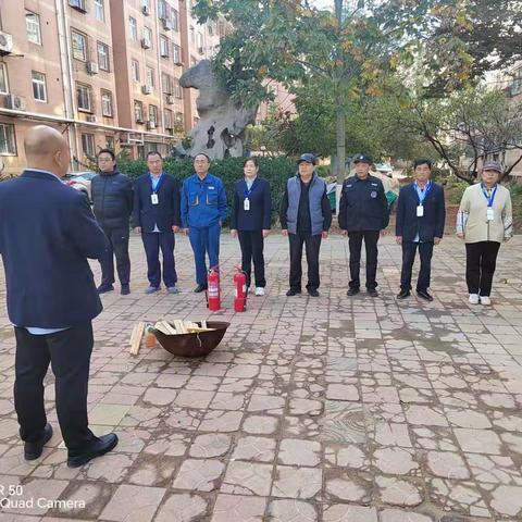 翠苑小区服务中心消防演练及应急疏散逃生演练