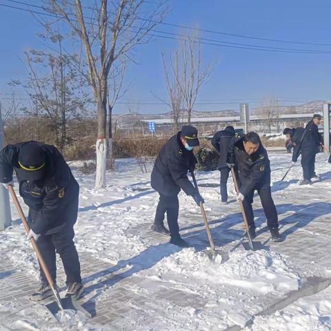 雪为令  清雪时——城管综合执法队工作动态