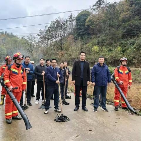 长竹园乡：开展森林防灭火应急演练